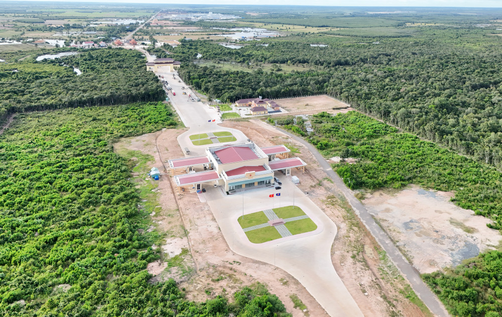 Cửa khẩu Quốc tế Tân Nam được tỉnh Tây Ninh đầu tư xây dựng với tổng kinh phí 274 tỉ đồng
