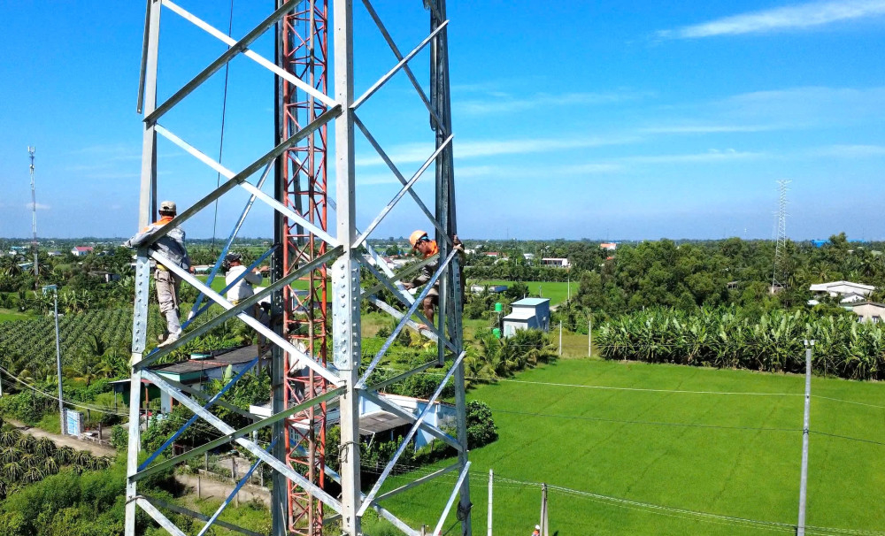 Dự án Trạm biến áp 110kV và đường dây 110kV đấu nối trạm Tân Trụ hoàn thành trong năm 2025