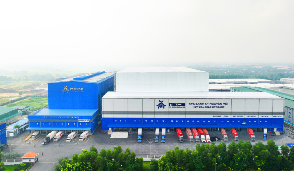 Đây là một trong những kho lạnh tự động, thông minh lớn nhất Đông Nam Á với 110.000 pallets
