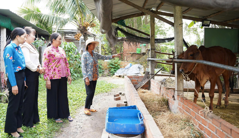 MTTQ các cấp và các tổ chức thành viên tiếp tục đẩy mạnh tuyên truyền, vận động, tập hợp các tầng lớp Nhân dân tập trung phát triển kinh tế gia đình (Ảnh: Vĩnh Hưng)