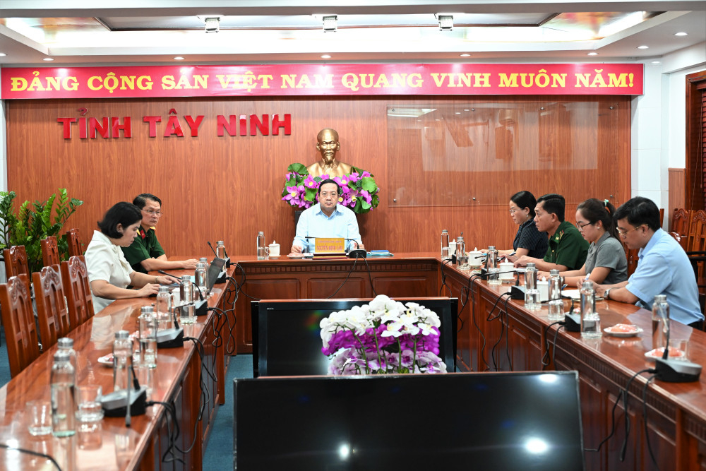 Các đại biểu dự tại điểm cầu tỉnh