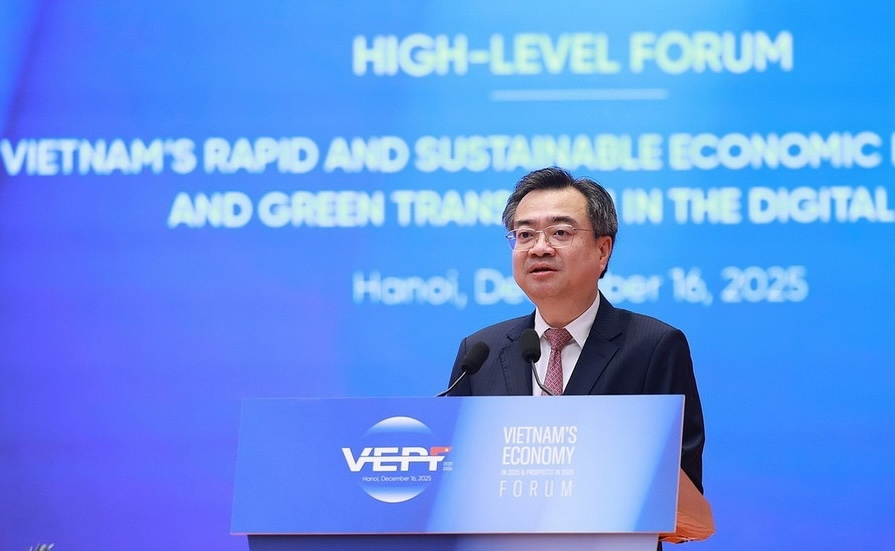 Trưởng ban Chính sách, Chiến lược Trung ương Nguyễn Thanh Nghị phát biểu khai mạc (Ảnh TTXVN)