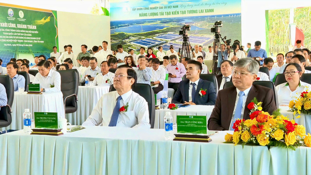 Nguyên Ủy viên Bộ Chính trị, nguyên Chủ tịch nước Trương Tấn Sang dự sự kiện