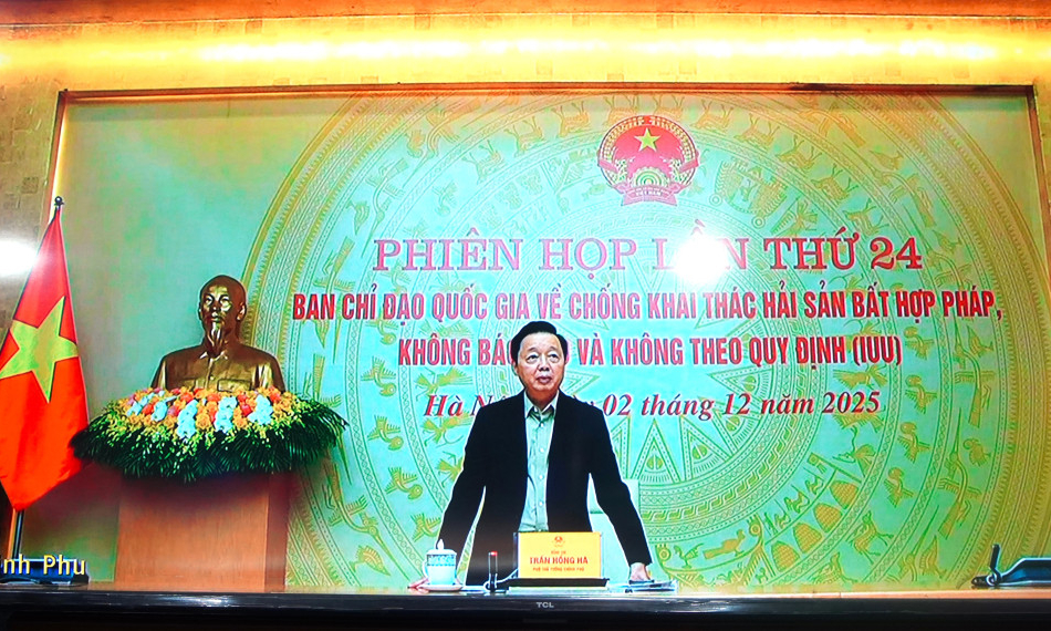 Phó Thủ tướng Chính phủ Trần Hồng Hà chủ trì phiên họp lần thứ 24 Ban Chỉ đạo quốc gia về IUU