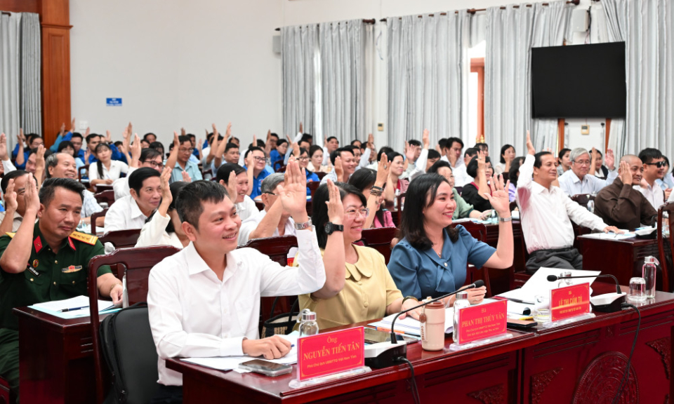 Thỏa thuận cơ cấu, thành phần, số lượng người ứng cử đại biểu Quốc hội và HĐND tỉnh nhiệm kỳ 2026-2031