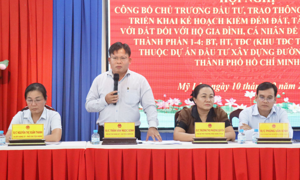 Th&ocirc;ng b&aacute;o thu hồi đất dự &aacute;n th&agrave;nh phần 1-4 thuộc dự &aacute;n đầu tư x&acirc;y dựng đường V&agrave;nh đai 4 TP.Hồ Ch&iacute; Minh