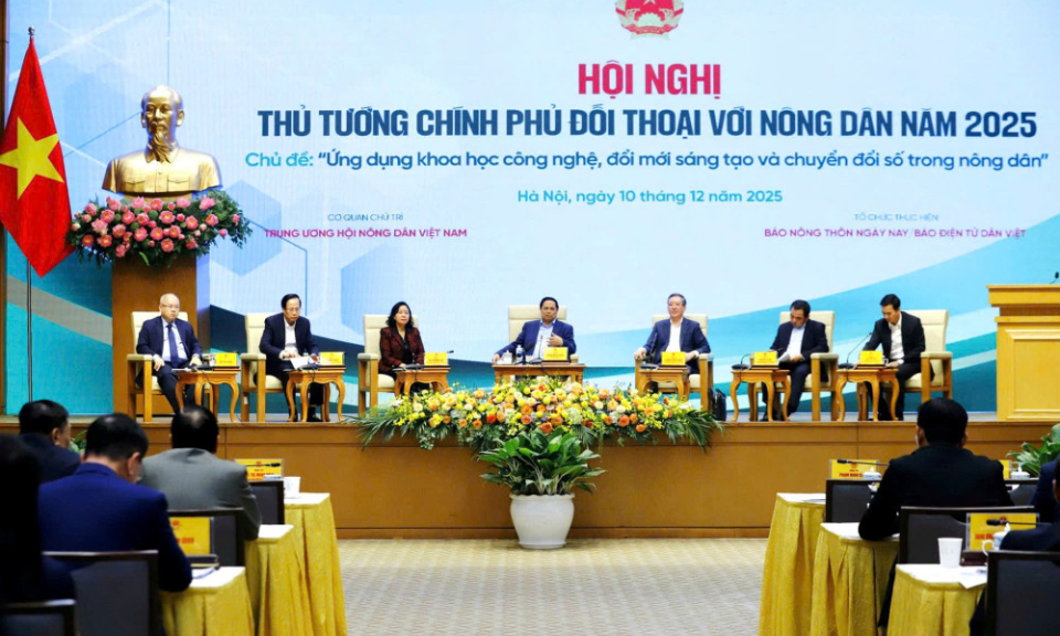 Thủ tướng Ch&iacute;nh phủ đối thoại với n&ocirc;ng d&acirc;n năm 2025