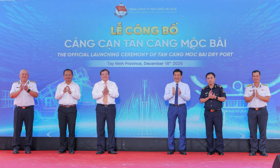 Cảng cạn T&acirc;n Cảng - Mộc B&agrave;i ch&iacute;nh thức vận h&agrave;nh