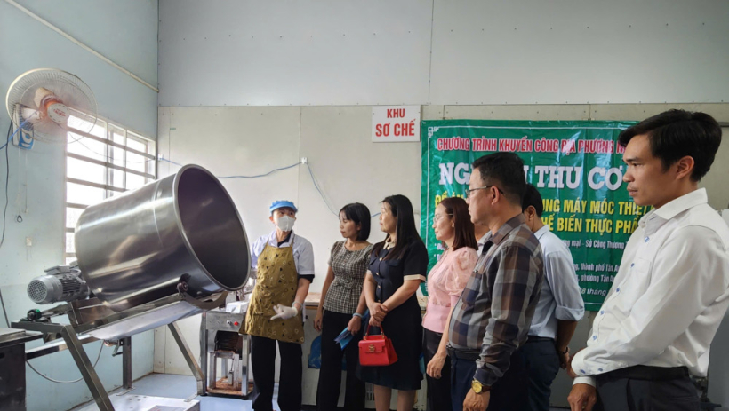 Hỗ trợ ứng dụng m&aacute;y m&oacute;c, thiết bị trong sản xuất, chế biến thực phẩm tại phường T&acirc;n An