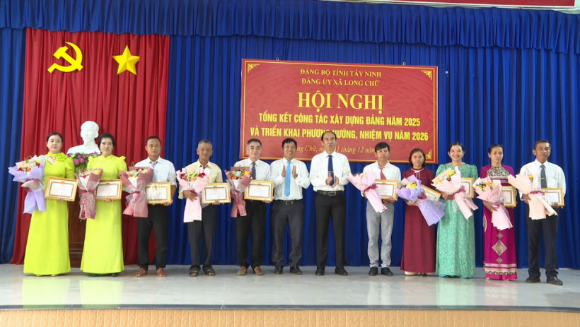 Đảng bộ x&atilde; Long Chữ đề ra 5 nhiệm vụ trọng t&acirc;m năm 2026