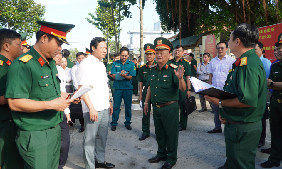 Quân khu 7 kiểm tra công tác chuẩn bị hoạt động về nguồn kỷ niệm 80 năm ngày truyền thống Quân khu