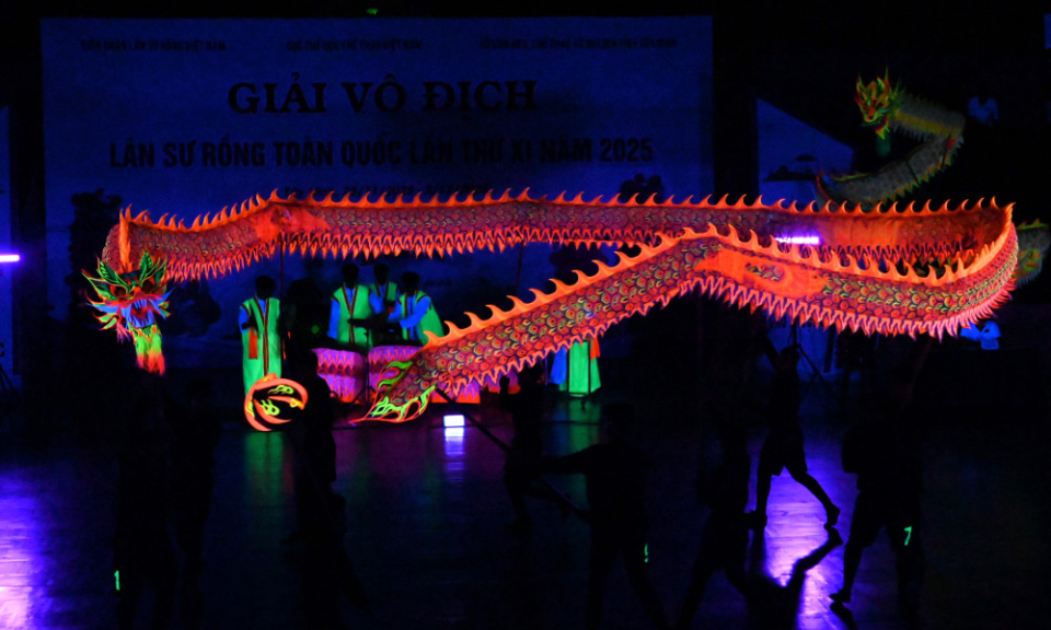 Giải vô địch lân sư rồng toàn quốc lần thứ 11: TP. Hồ Chí Minh đoạt giải Nhất toàn đoàn