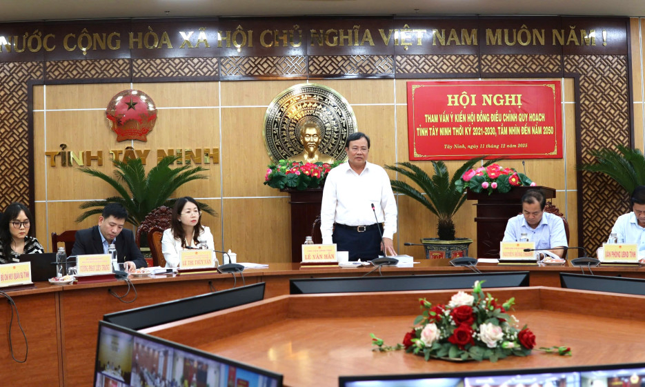 Tham vấn ý kiến Hội đồng điều chỉnh Quy hoạch tỉnh Tây Ninh thời kỳ 2021-2030, tầm nhìn đến năm 2050