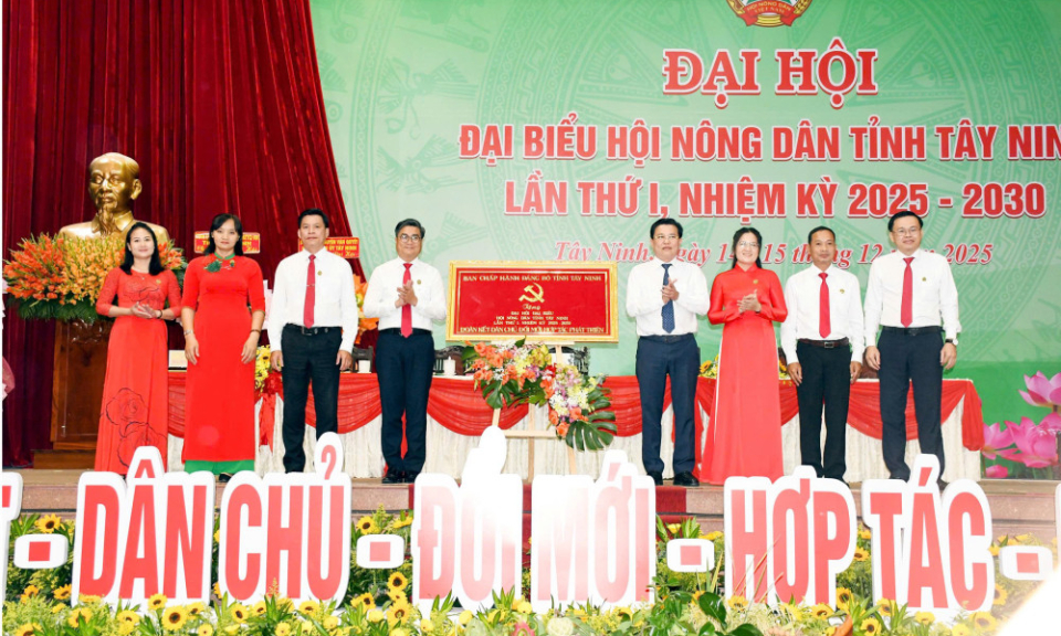 &Ocirc;ng Nguyễn Thanh T&ugrave;ng giữ chức vụ Chủ tịch Hội N&ocirc;ng d&acirc;n tỉnh T&acirc;y Ninh, nhiệm kỳ 2025-2030
