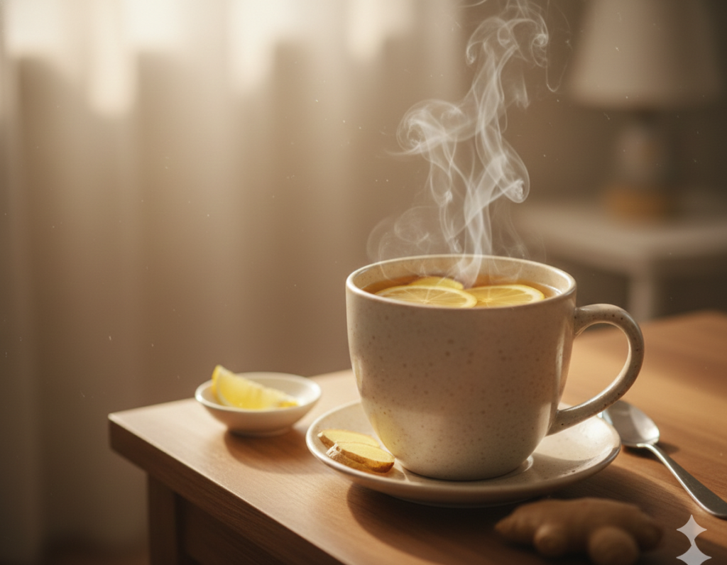 M&ugrave;a đ&ocirc;ng uống tr&agrave; gừng chanh: Cơ thể được lợi g&igrave;?