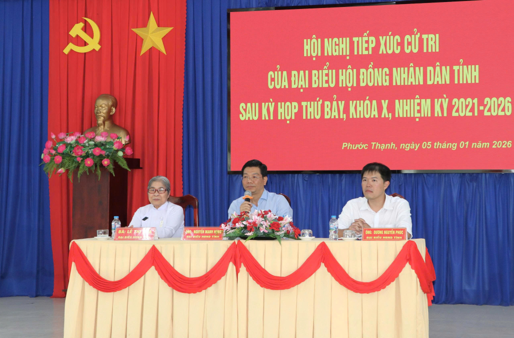 Cử tri x&atilde; Phước Thạnh kiến nghị nhiều về hạ tầng giao th&ocirc;ng