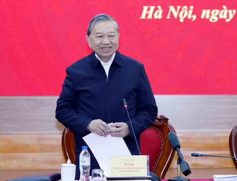 Tổng B&iacute; thư T&ocirc; L&acirc;m: Khơi dậy kh&aacute;t vọng cống hiến, vươn l&ecirc;n của d&acirc;n tộc bằng tri thức v&agrave; s&aacute;ng tạo