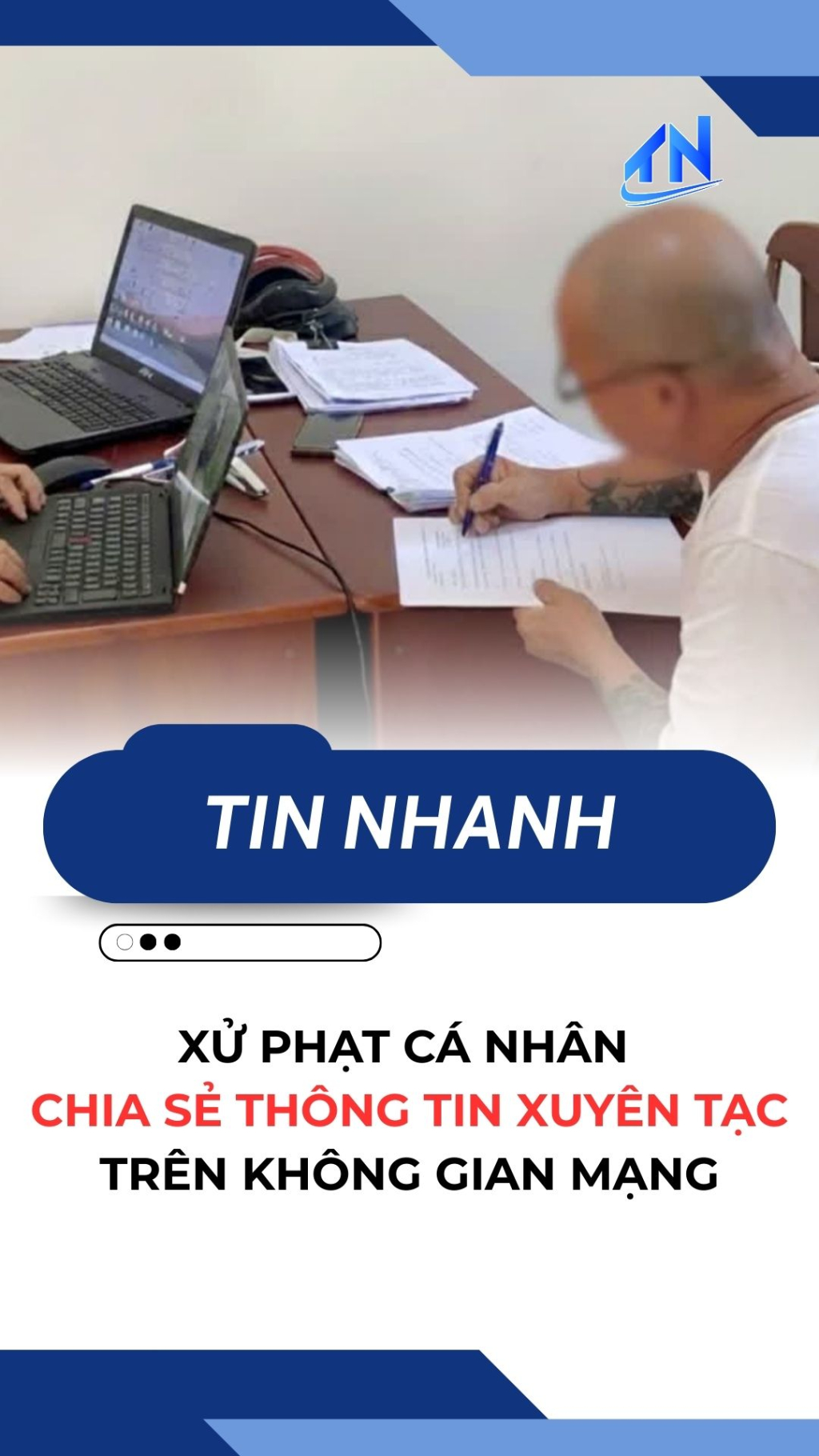 Xử phạt c&aacute; nh&acirc;n chia sẻ th&ocirc;ng tin xuy&ecirc;n tạc tr&ecirc;n kh&ocirc;ng gian mạng