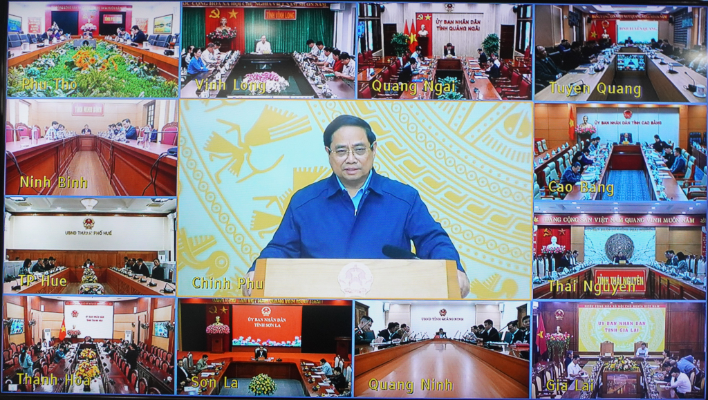 Thủ tướng Chính phủ Phạm Minh Chính phát biểu tại phiên họp