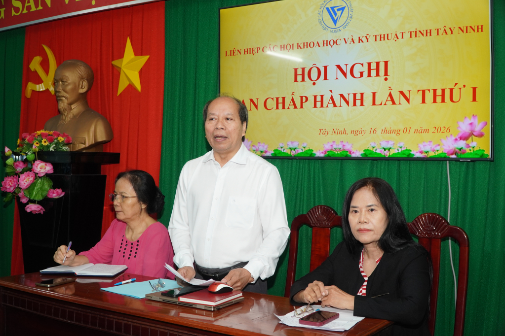 Li&ecirc;n hiệp c&aacute;c Hội Khoa học v&agrave; Kỹ thuật tỉnh T&acirc;y Ninh tổng kết hoạt động năm 2025