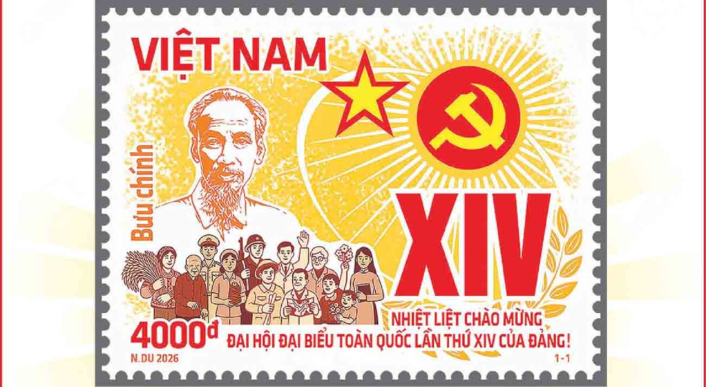 &Yacute; nghĩa việc ph&aacute;t h&agrave;nh đặc biệt bộ tem chào mừng Đại hội XIV của Đảng