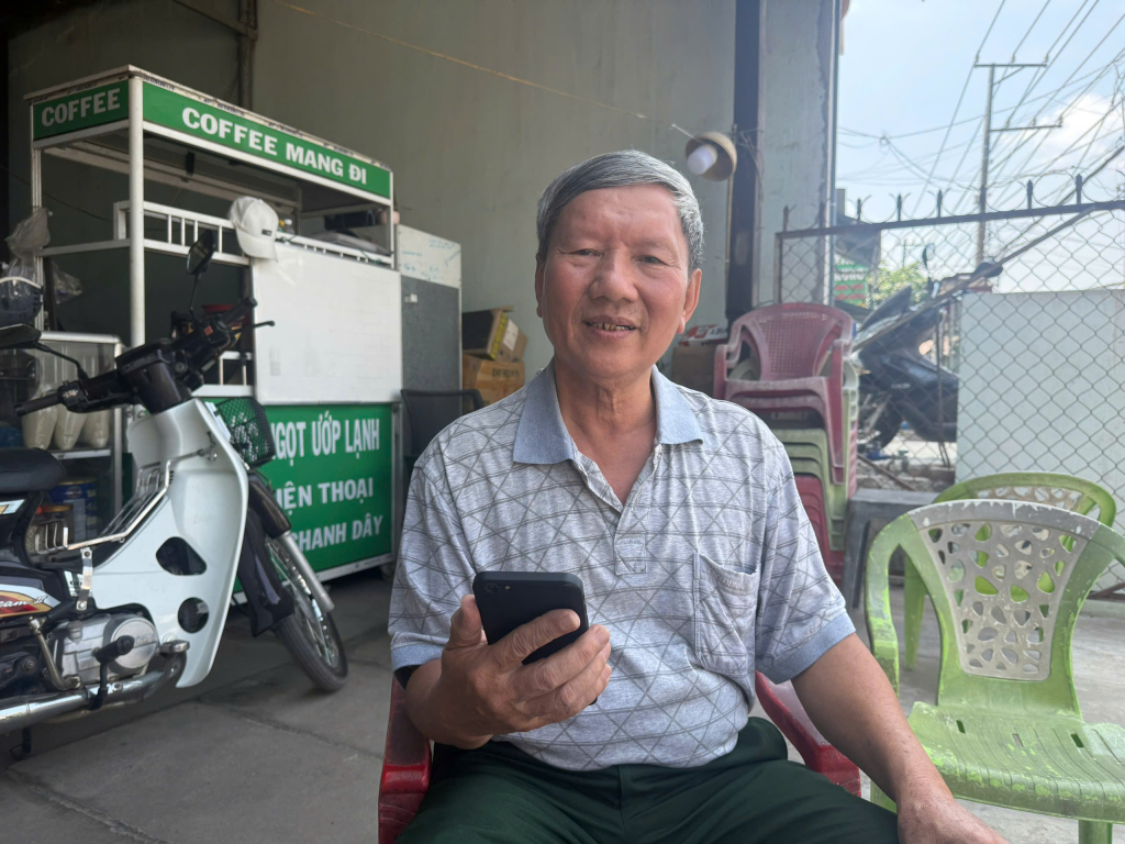 Ông Vũ Xuân Kiểm - Cựu chiến binh, Cán bộ hưu trí phường Bình Minh, tỉnh Tây Ninh