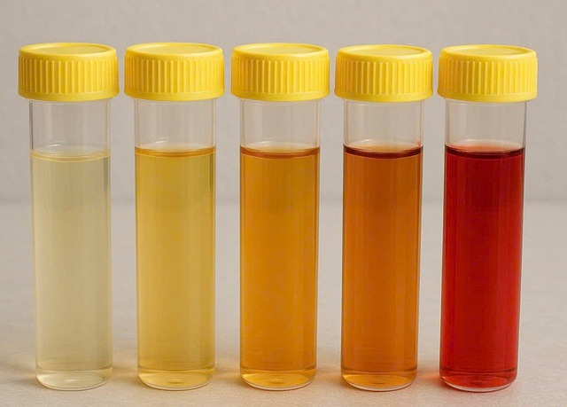 M&agrave;u nước tiểu cảnh b&aacute;o thận đang gặp vấn đề