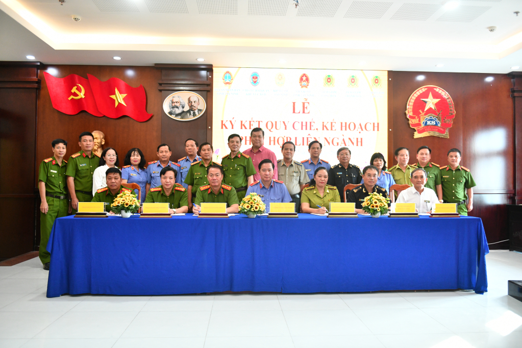 Các đơn vị thực hiện ký kết quy chế phối hợp