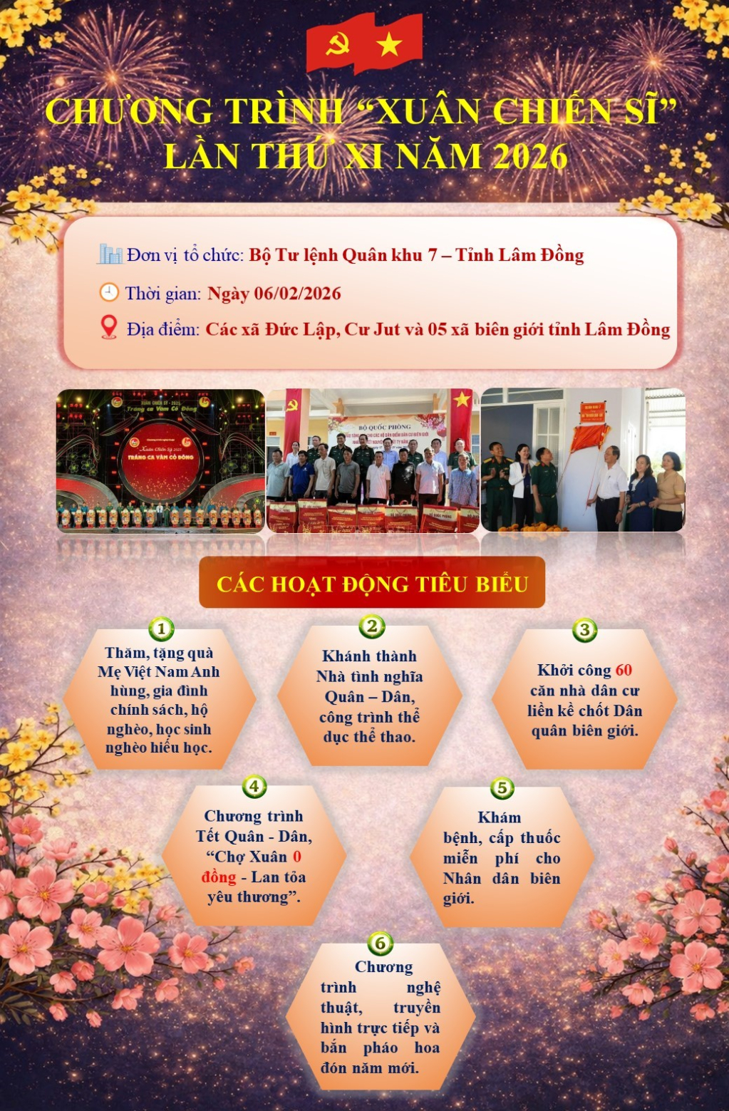 Chương tr&igrave;nh &lsquo;Xu&acirc;n Chiến sĩ&rsquo; lần thứ XI năm 2026