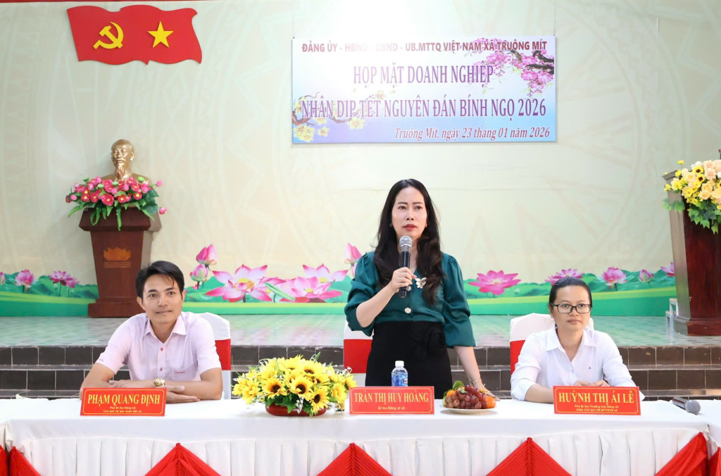 Tru&ocirc;ng M&iacute;t: Họp mặt doanh nghiệp mừng Tết Nguy&ecirc;n đ&aacute;n B&iacute;nh Ngọ 2026