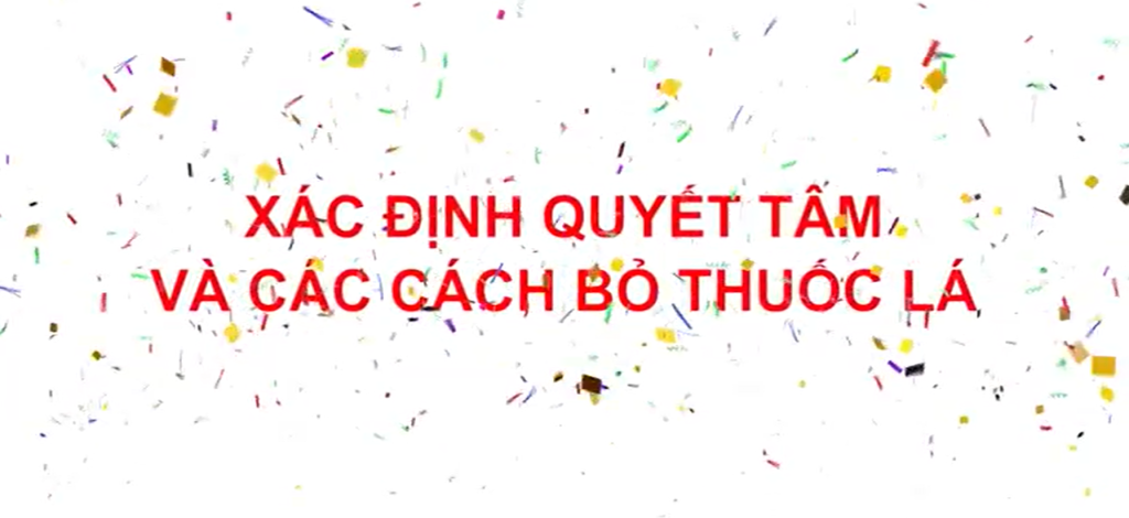 X&aacute;c định quyết t&acirc;m v&agrave; c&aacute;ch bỏ thuốc l&aacute;