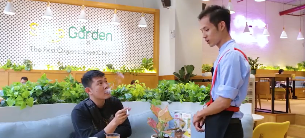 Kh&ocirc;ng h&uacute;t thuốc trong nh&agrave; h&agrave;ng