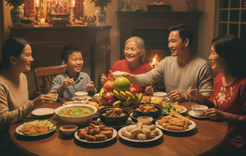 Ấm &aacute;p&nbsp;bữa cơm tất ni&ecirc;n