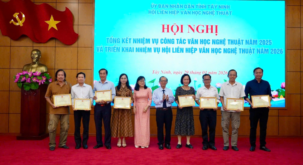 Hội Li&ecirc;n hiệp Văn học Nghệ thuật tỉnh T&acirc;y Ninh tổng kết nhiệm vụ c&ocirc;ng t&aacute;c năm 2025
