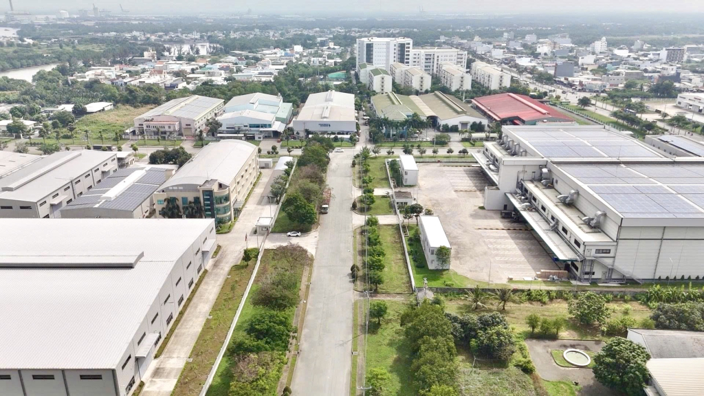 Khu công nghiệp Long Hậu, xã Cần Giuộc phát triển theo hướng xanh, bền vững