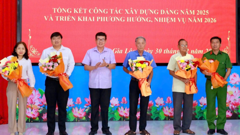 Phường Gia Lộc tổng kết c&ocirc;ng t&aacute;c x&acirc;y dựng Đảng năm 2025