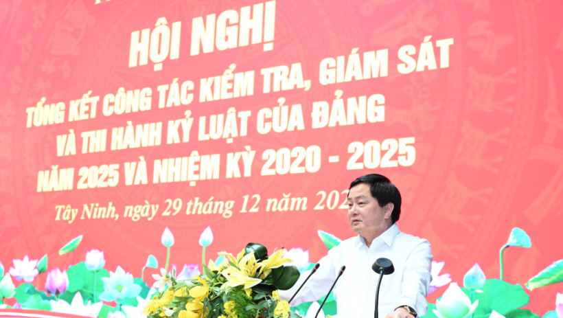 Tổng kết c&ocirc;ng t&aacute;c kiểm tra, gi&aacute;m s&aacute;t v&agrave; thi h&agrave;nh kỷ luật Đảng năm 2025 v&agrave; nhiệm kỳ 2020-2025