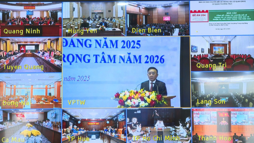 Tổng kết c&ocirc;ng t&aacute;c chuyển đổi số trong c&aacute;c cơ quan Đảng năm 2025