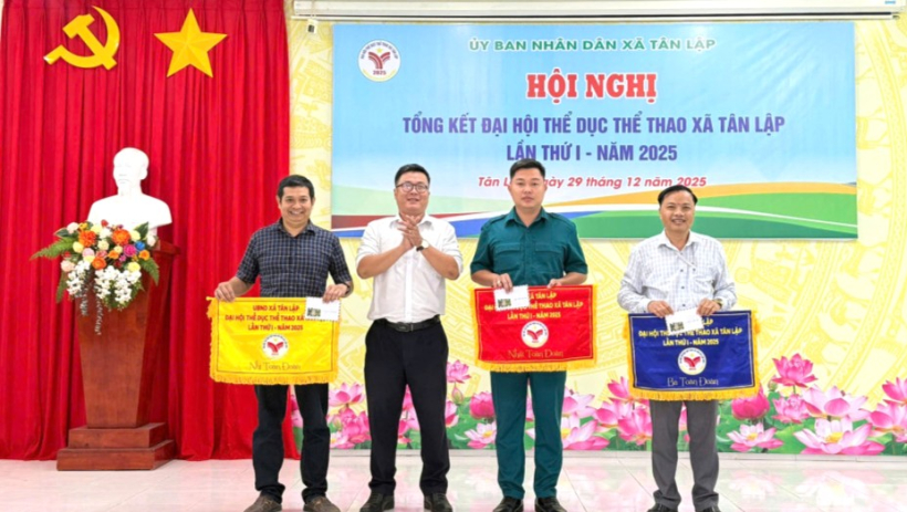 X&atilde; T&acirc;n Lập tổng kết Đại hội Thể dục thể thao lần thứ I năm 2025