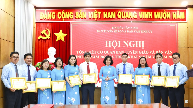 Ban Tuy&ecirc;n gi&aacute;o v&agrave; D&acirc;n vận Tỉnh uỷ T&acirc;y Ninh tổng kết c&ocirc;ng t&aacute;c năm 2025