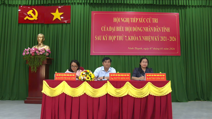 Cử tri phường Ninh Thạnh kiến nghị về y tế, chế độ ch&iacute;nh s&aacute;ch