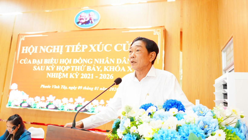 Cử tri x&atilde; Phước Vĩnh T&acirc;y kiến nghị n&acirc;ng cao chất lượng kh&aacute;m, chữa bệnh