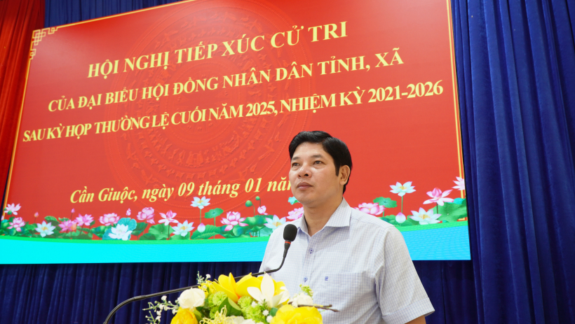 Cử tri x&atilde; Cần Giuộc quan t&acirc;m lĩnh vực gi&aacute;o dục