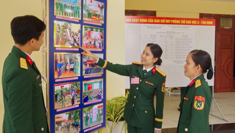 Ban Chỉ huy Phòng thủ khu vực 3 - Tân Ninh: Xây dựng đơn vị mẫu mực, tiêu biểu