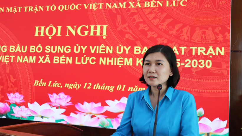 X&atilde; Bến Lức: Hiệp thương bầu bổ sung Ủy vi&ecirc;n UBMTTQ Việt Nam x&atilde; nhiệm kỳ 2025-2030