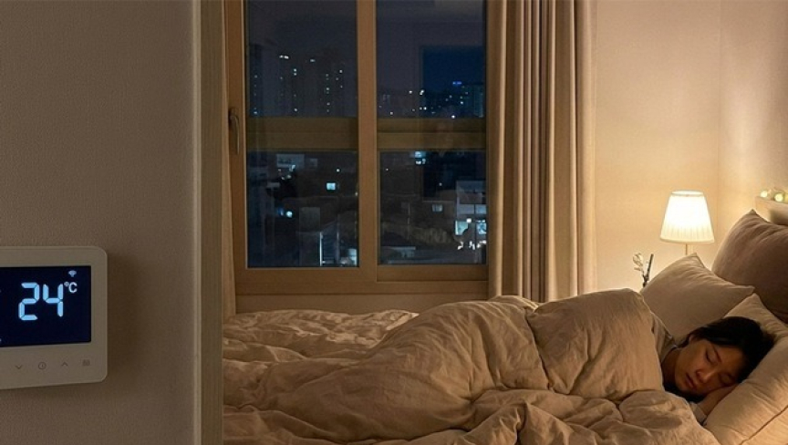 Nhiệt độ ph&ograve;ng ngủ bao nhi&ecirc;u l&agrave; tốt nhất cho tim?