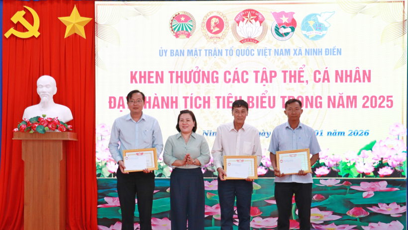 X&atilde; Ninh Điền tổng kết c&ocirc;ng t&aacute;c Mặt trận 2025