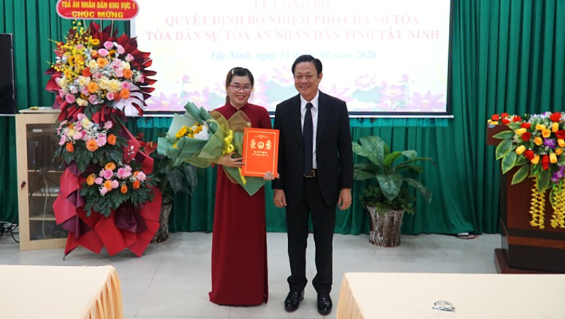 B&agrave; Nguyễn Thị Diễm Hằng giữ chức Ph&oacute; Ch&aacute;nh to&agrave; T&ograve;a D&acirc;n sự TAND tỉnh