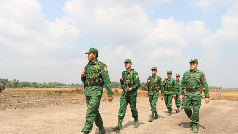 Đồn Bi&ecirc;n ph&ograve;ng T&acirc;n H&agrave;: G&oacute;p sức bảo vệ tuyệt đối an to&agrave;n cho Đại hội XIV của Đảng