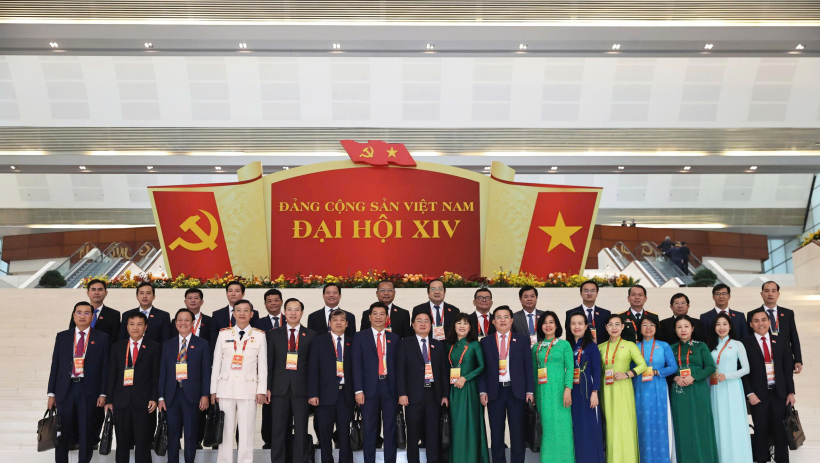 Đo&agrave;n đại biểu tỉnh T&acirc;y Ninh dự Đại hội XIV của Đảng